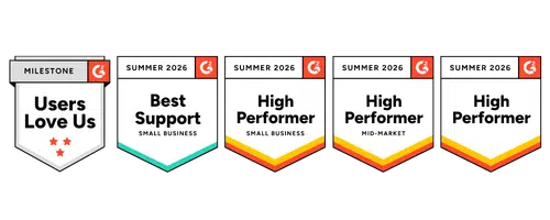 G2 Summer 2026 High Performer badges — RealCISO ranked #1 vCISO platform