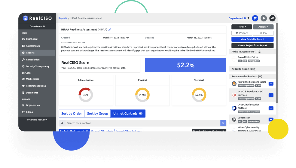 RealCISO for Service Providers Hero