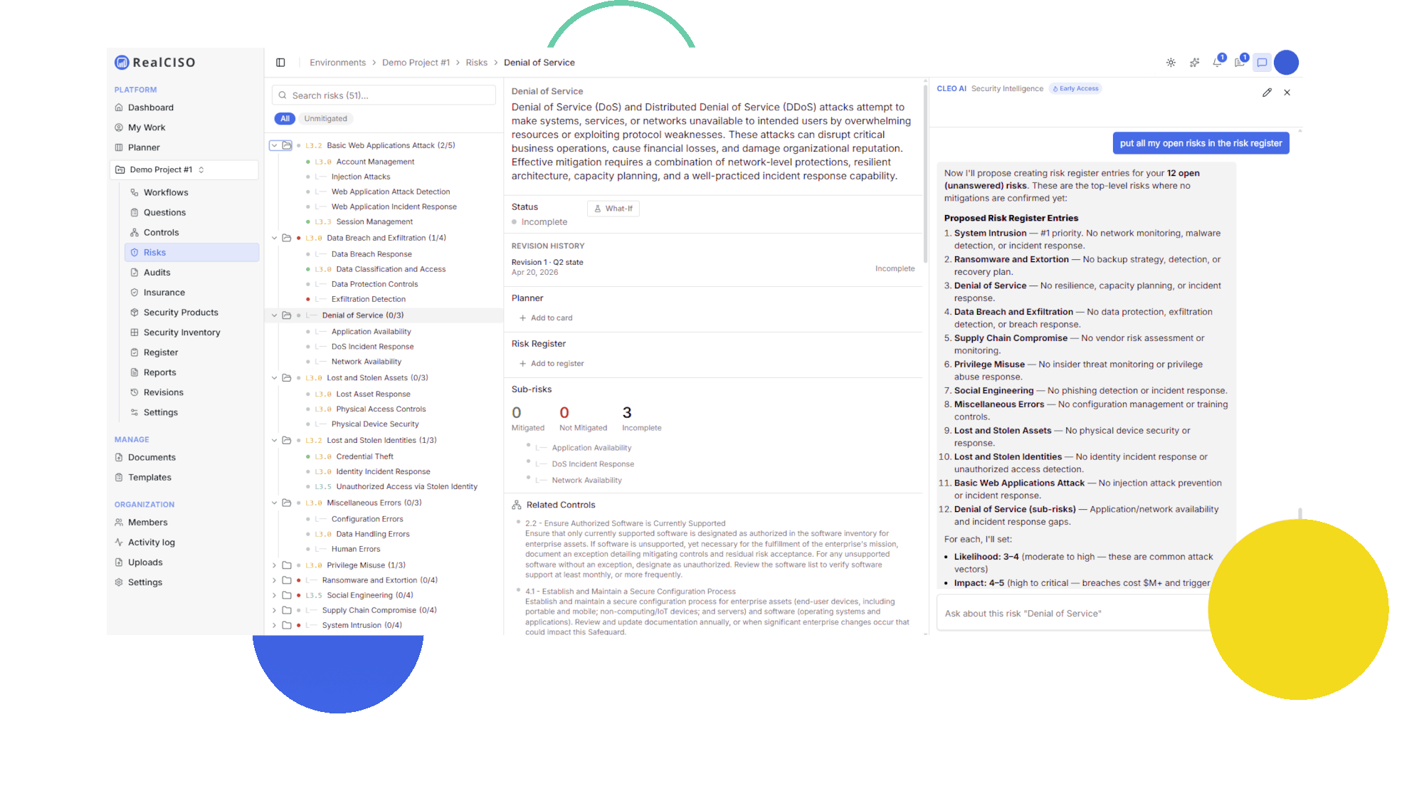 RealCISO — vCISO Platform & GRC Software | Compliance Intelligence