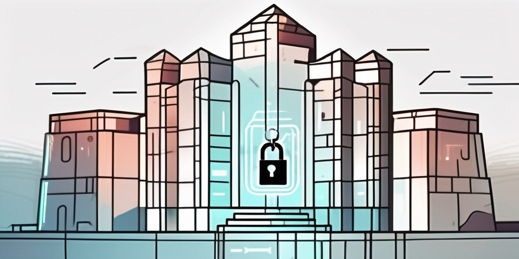A digital fortress being secured with a virtual key